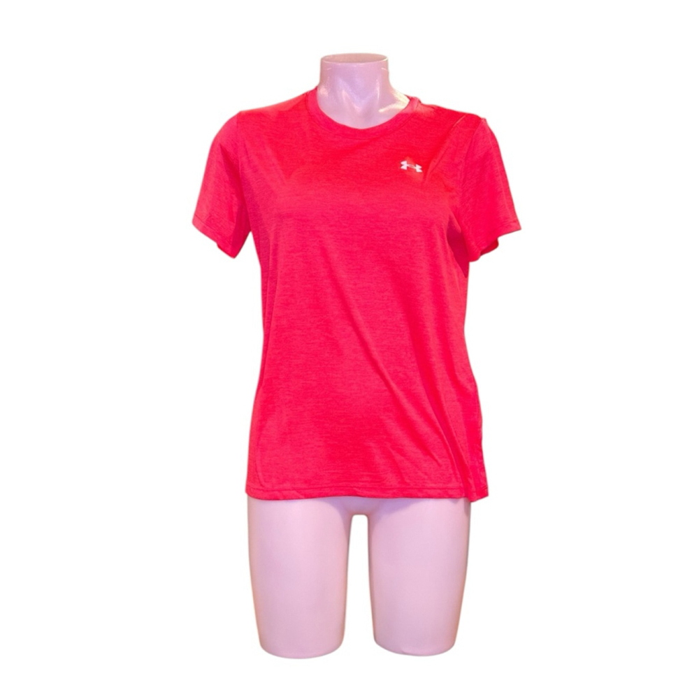 Women's Under Armour Short Sleeve Tee S Red White n5